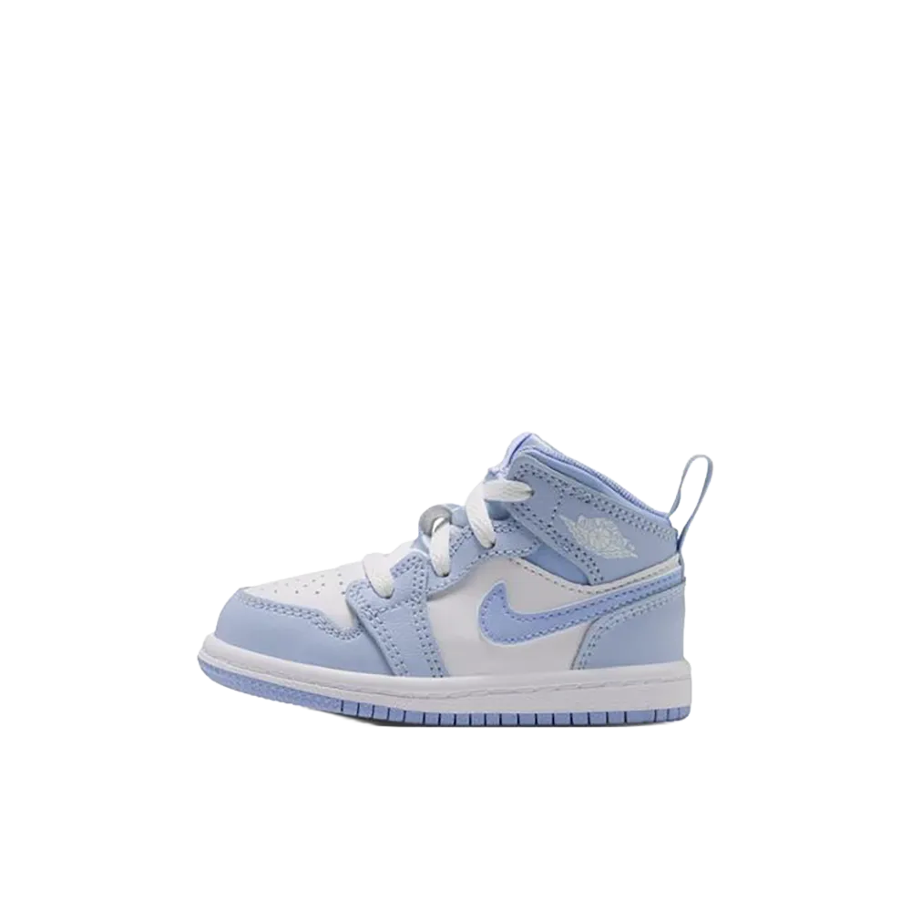 Nike TD Jordan 1 Mid "Hydrogen Blue/Aluminum"