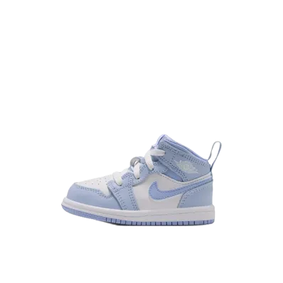 Nike TD Jordan 1 Mid "Hydrogen Blue/Aluminum"