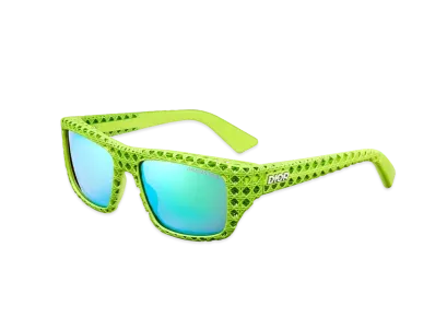 Dior Dior3D S1I Rectangular Sunglasses "Neon Green"