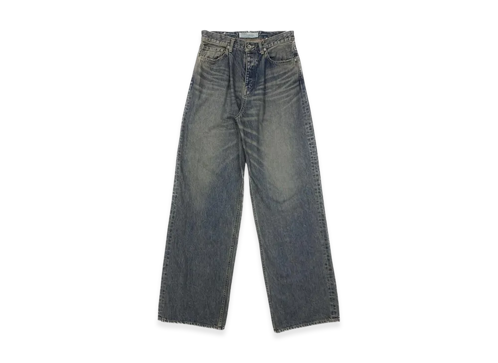DAIRIKU Wide Vintage Denim Pants "Indigo"