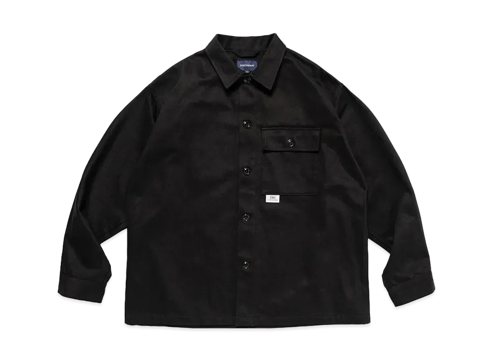 DESCENDANT Bronson Twill LS Shirt "Black"