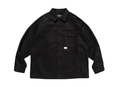 DESCENDANT Bronson Twill LS Shirt "Black"