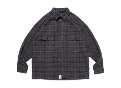 DESCENDANT Vanning Plaid LS Shirt "Navy"
