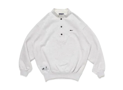 DESCENDANT Voil Henley Neck "Gray"