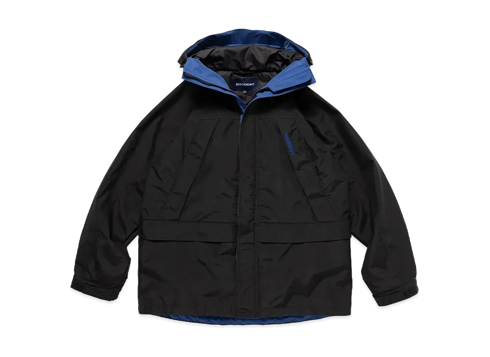 DESCENDANT Montagne Nylon Jacket 3Layer "Black"