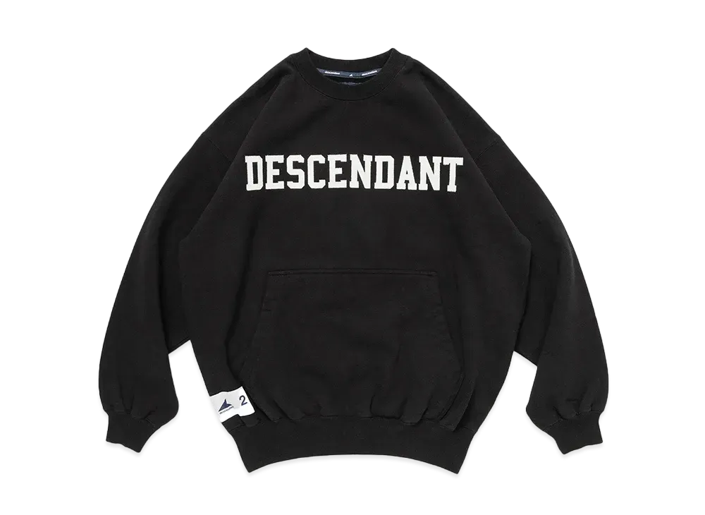 DESCENDANT Dirt Crew Neck "Black"