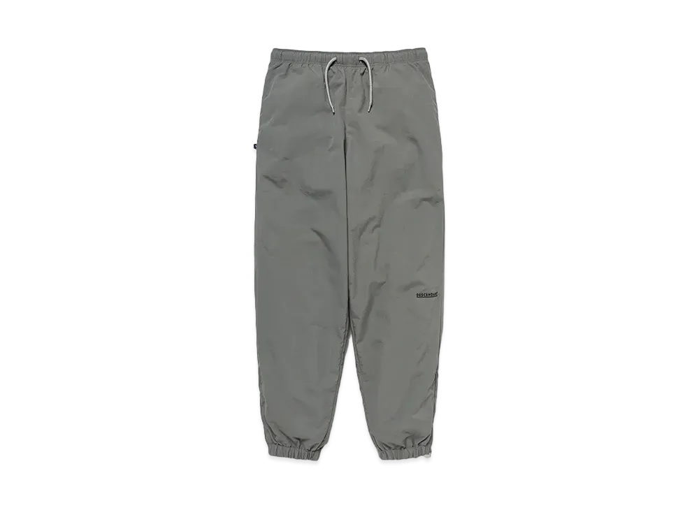 DESCENDANT Wharf Nylon Trousers "Gray"