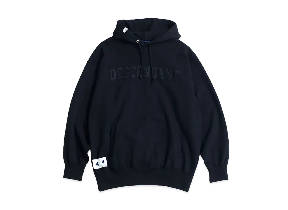 DESCENDANT for Ron Herman Black Collection Dirt Sweat Hoodie "Black"