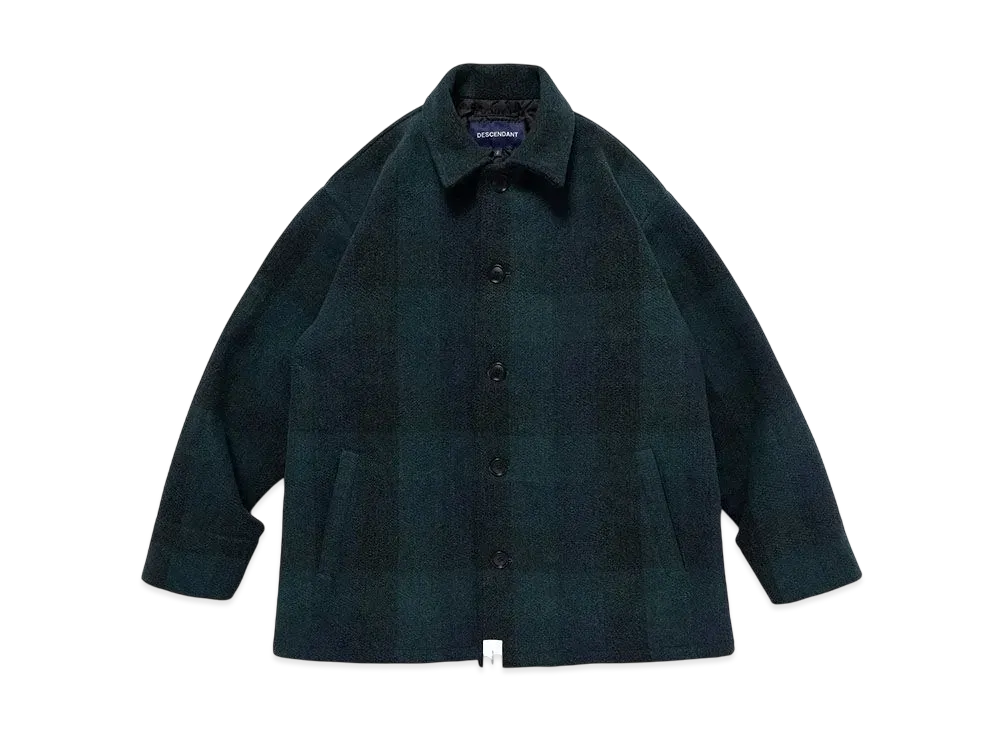 DESCENDANT Clairton Plaid Jacket "Green"