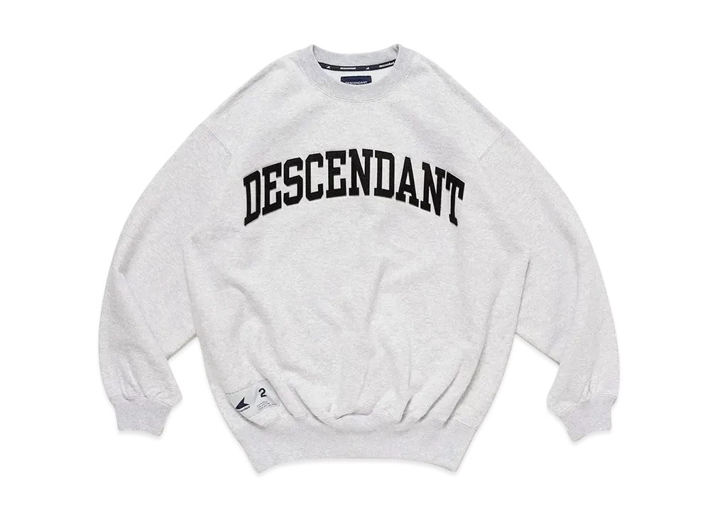 DESCENDANT Team Crew Neck "Gray"
