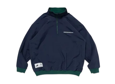 DESCENDANT Tide Halfzip Fleece LS Shirt "Navy"