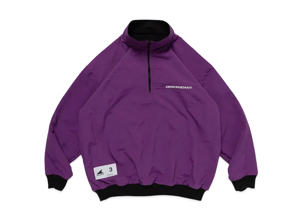 DESCENDANT Tide Halfzip Fleece LS Shirt "Purple"