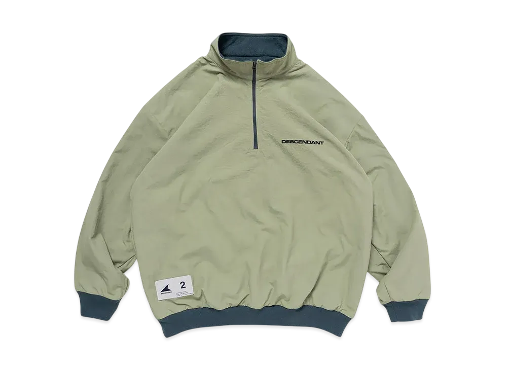 DESCENDANT Tide Halfzip Fleece LS Shirt "Green"