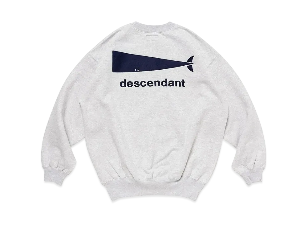 DESCENDANT Cachalot Crew Neck "Gray"