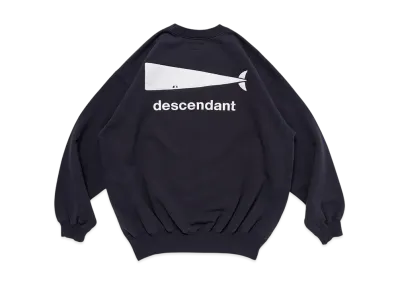 DESCENDANT Cachalot Crew Neck "Navy"