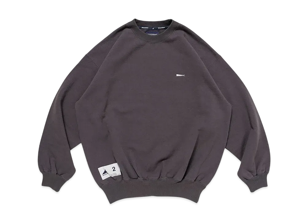 DESCENDANT PE Crew Neck "Chacoal"