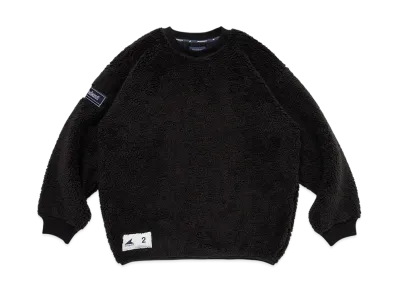 DESCENDANT Horizon Fleece Crew Neck "Black"