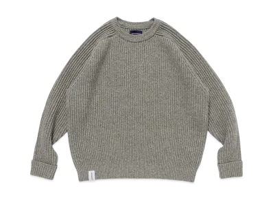 DESCENDANT Clam Crew Neck Knit "Gray"