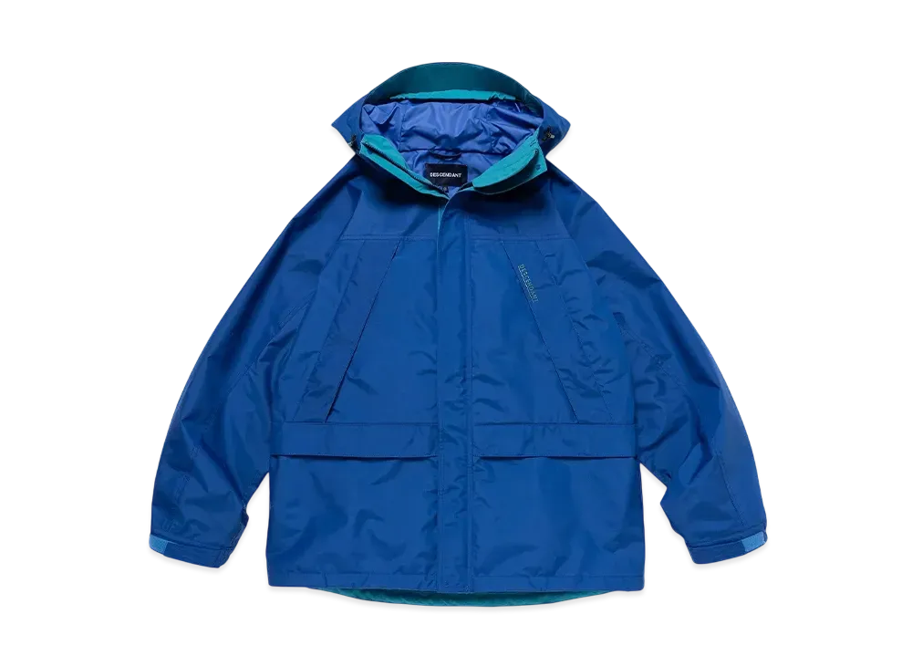 DESCENDANT Montagne Nylon Jacket 3Layer "Blue"