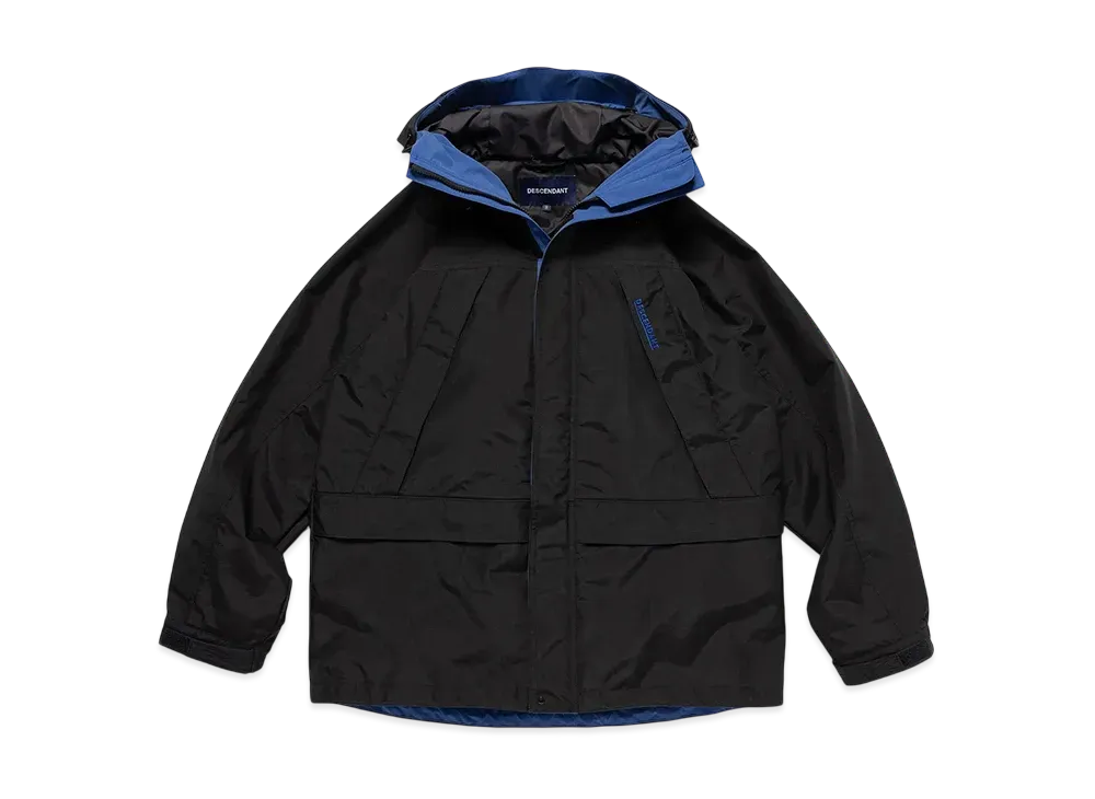 DESCENDANT Montagne Nylon Jacket 3Layer "Black"