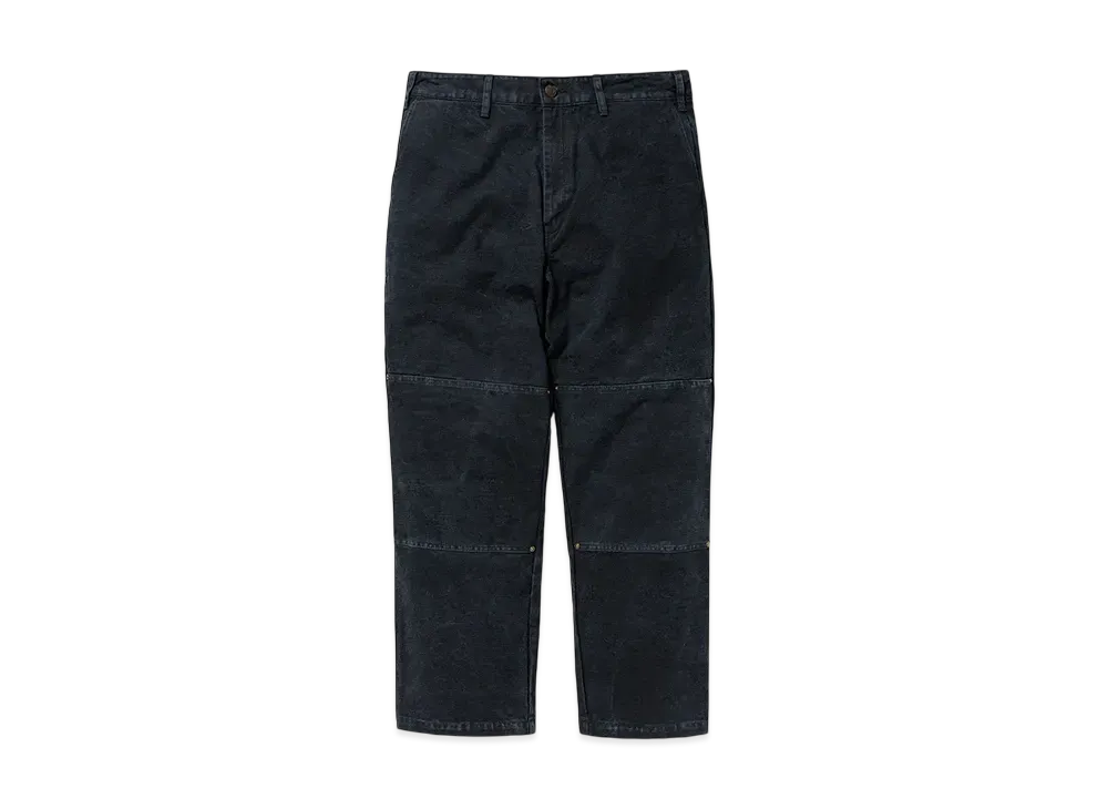 DESCENDANT DET Double Knee Trousers "Black"
