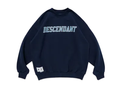 DESCENDANT Dirt Crew Neck "Navy"