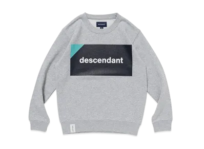 DESCENDANT Box Crew Neck (Kids) "Gray"
