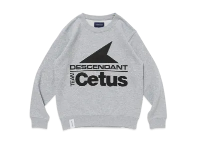 DESCENDANT Stern Crew Neck (Kids) "Gray"