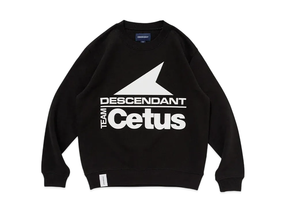 DESCENDANT Stern Crew Neck (Kids) "Black"
