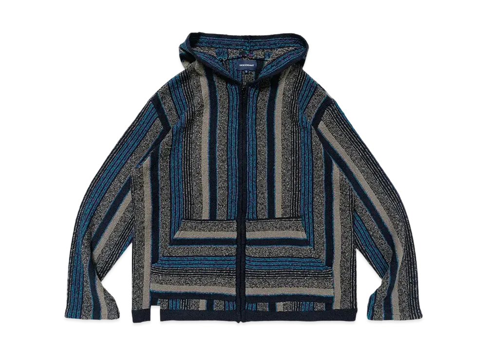 DESCENDANT Spicoli Hooded LS Shirt "Navy"