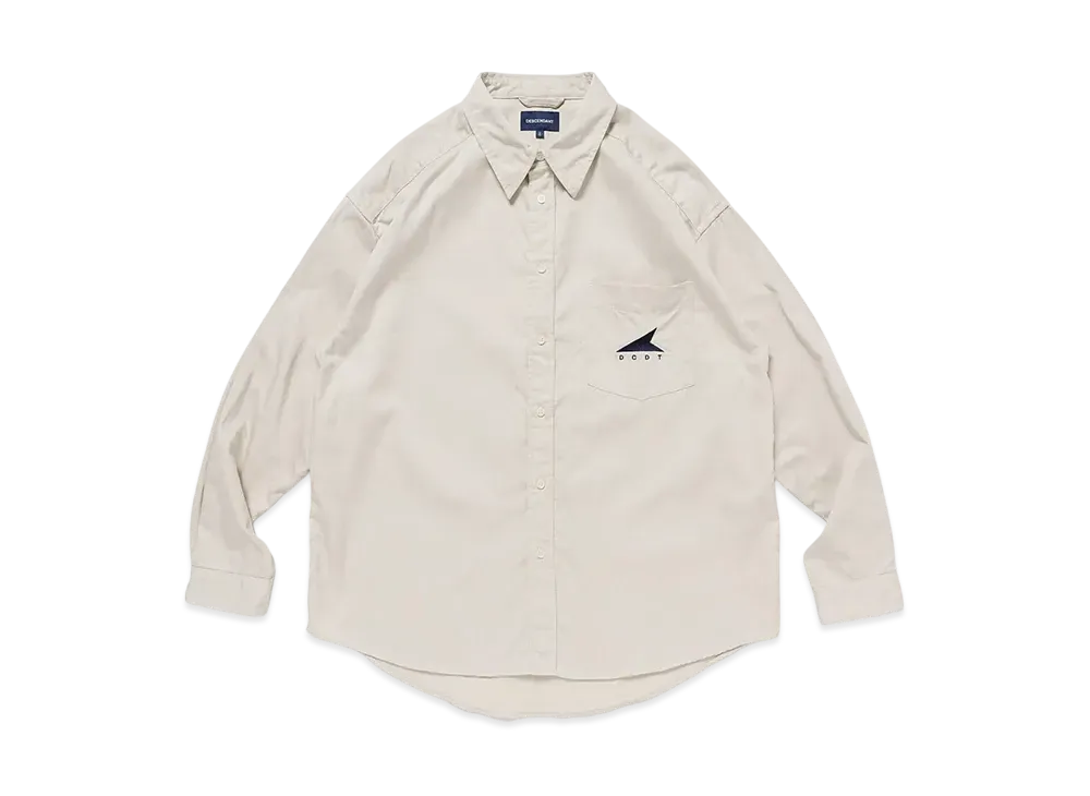DESCENDANT Kennedy'S Twill LS Shirt "Beige"