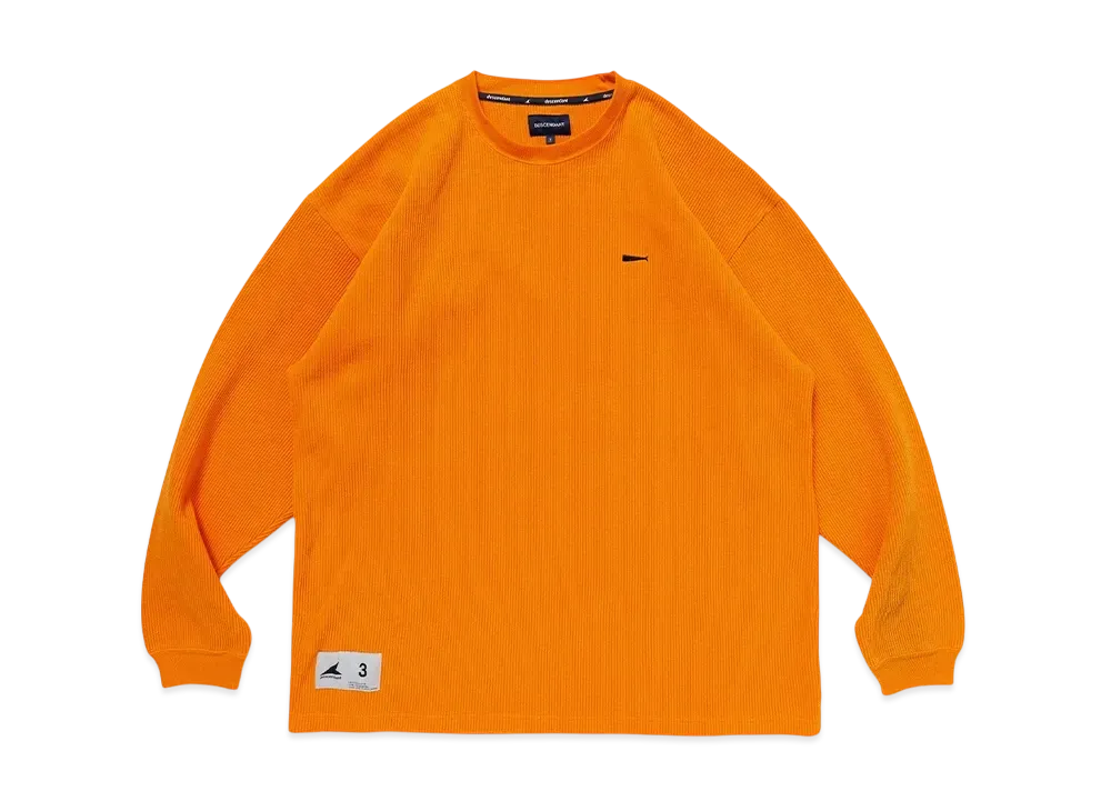 DESCENDANT Gaufre Waffle LS "Orange"