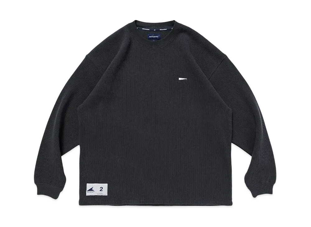 DESCENDANT Gaufre Waffle LS "Black"