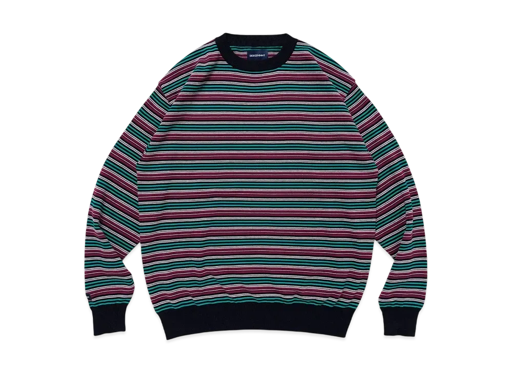 DESCENDANT Nalu Crew Neck Knit "Purple"