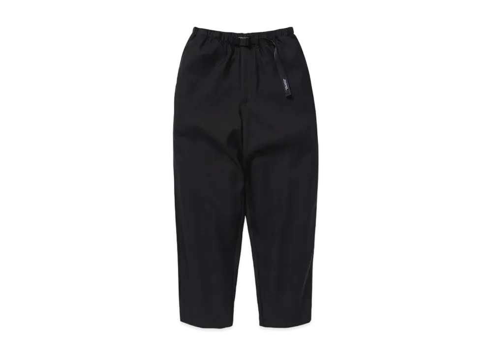 DESCENDANT Clasp Webbing Trousers "Black"