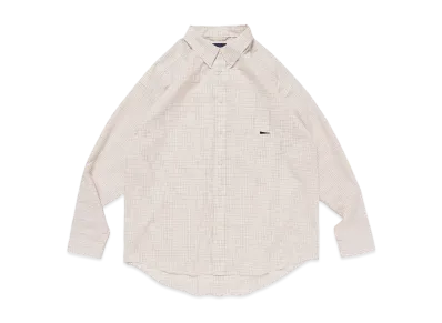 DESCENDANT Kennedy'sTextile Ls Shirt "Beige"