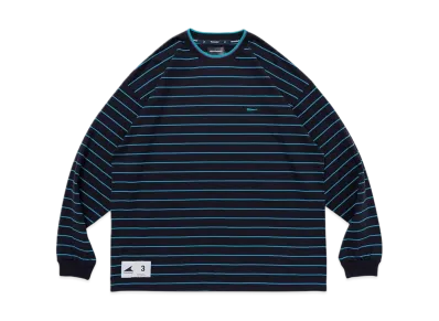 DESCENDANT Horizontal Stripe LS "Navy"