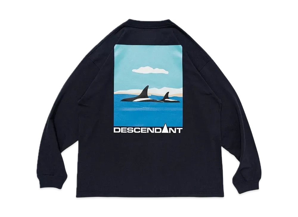 DESCENDANT Environment Organic Cotton LS "Navy"