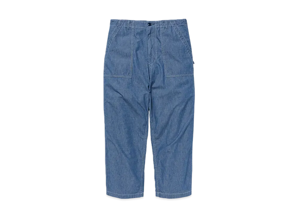 DESCENDANT Baker Chambray Trousers "Indigo"