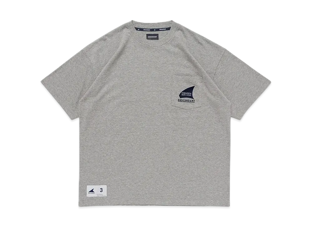 DESCENDANT Gennaker Organic Cotton Crop SS "Gray"