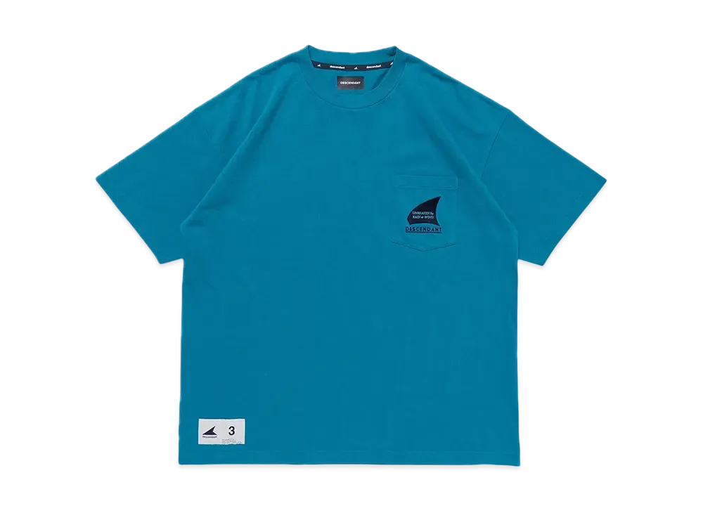 DESCENDANT Gennaker Organic Cotton Crop SS "Teal"