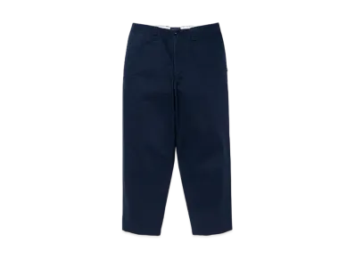 DESCENDANT DC-6 Organic Cotton Twill Trousers "Navy"