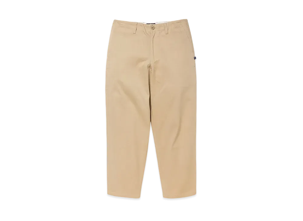 DESCENDANT DC-6 Organic Cotton Twill Trousers "KhaKee"