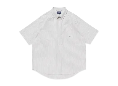 DESCENDANT Kennedy's Oxford SS Stripe Shirt "Gray"