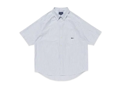 DESCENDANT Kennedy's Oxford SS Stripe Shirt "Blue"