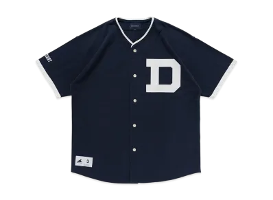 DESCENDANT Bleek Baseball Jersey "Navy"