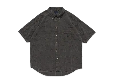 DESCENDANT Distribution Patchwork SS Shirt Pigment Dye "Gray"