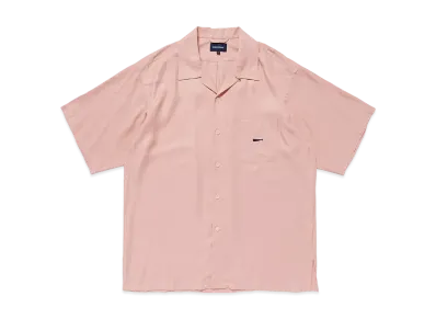 DESCENDANT Pier Open Collar SS Shirt "Pink"