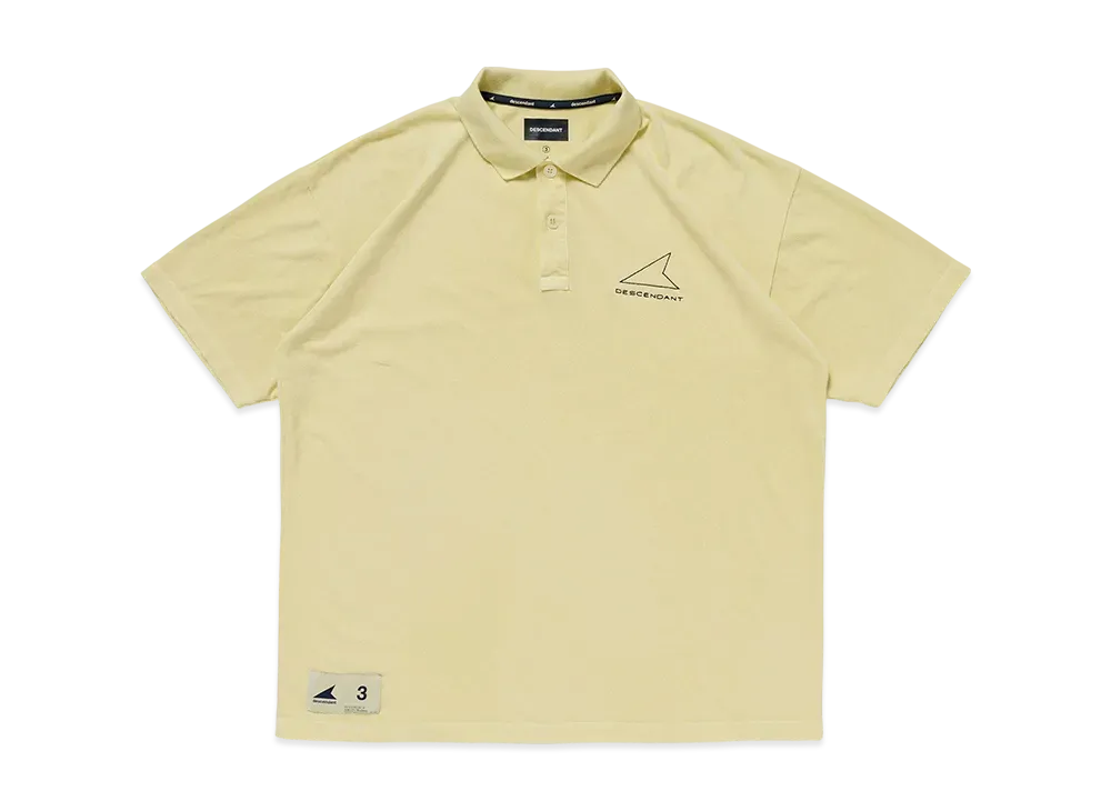 DESCENDANT Cetus Polo SS Pigment Dye "Yellow"