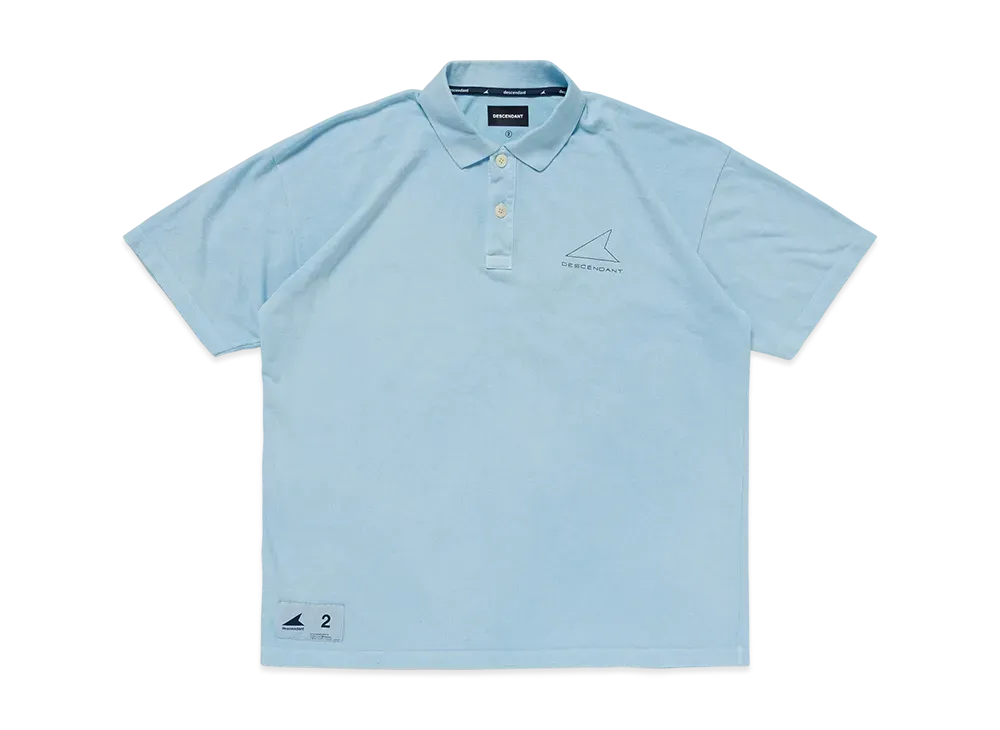 DESCENDANT Cetus Polo SS Pigment Dye "Blue"